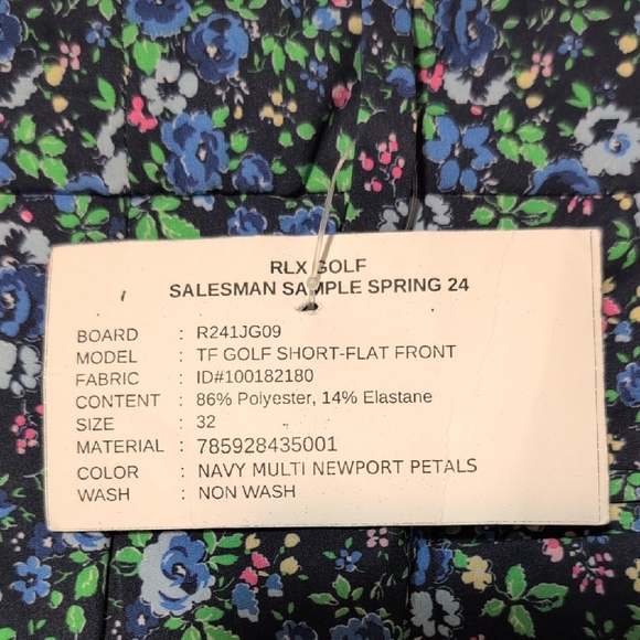 RLX Ralph Lauren Black and Blue Bermudas Nautical Style - Picture 2 of 11